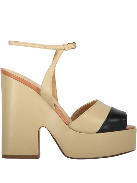  Francesco Russo 120mm Leather Sandals - Neutrals 