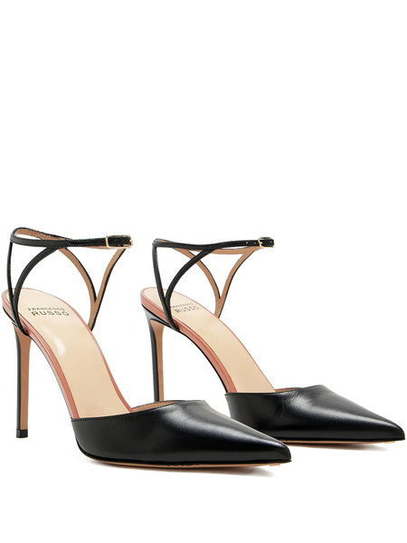  Francesco Russo Pointed-toe Pumps - Black 