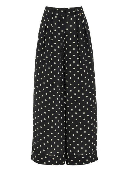  Françoise Mila Polka-dot Trousers - Black 