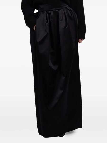  Françoise Sasha Pleated Maxi Skirt - Black 