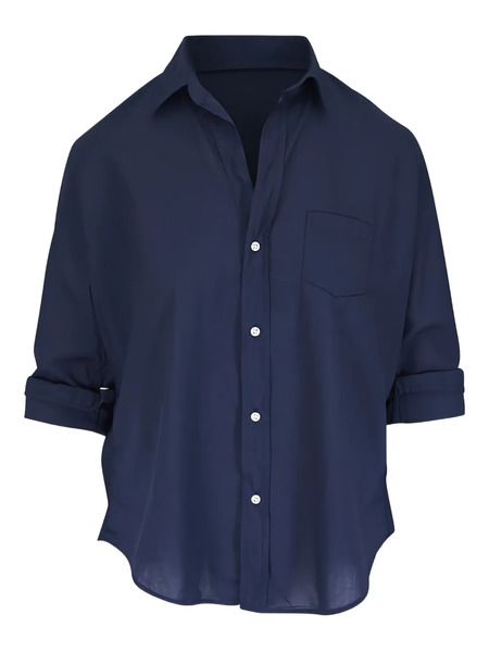  Frank & Eileen Cotton Shirt - Blue 