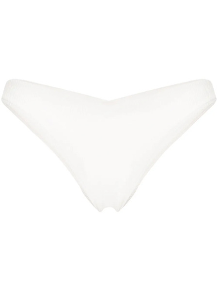  Frankies Bikinis Enzo V-cut Bikini Bottoms - White 
