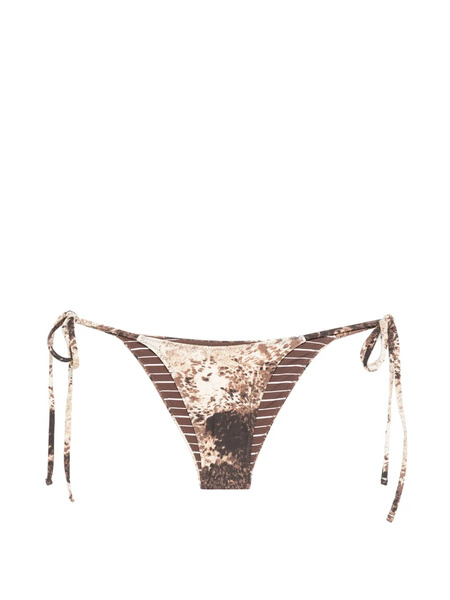  Frankies Bikinis Mackenzie Tie-side Bikini Bottom - Brown 