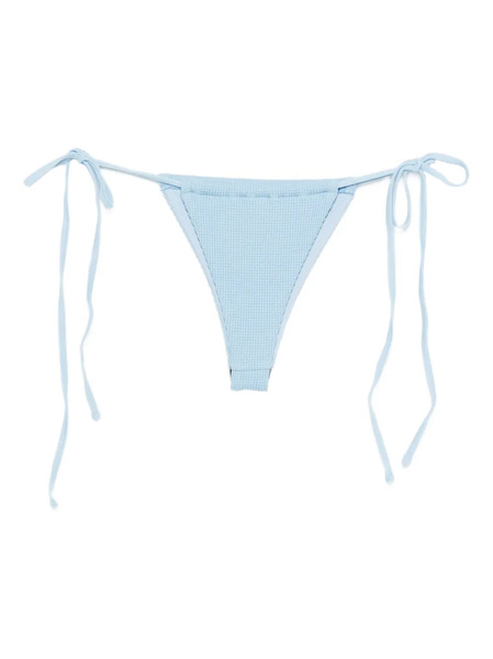  Frankies Bikinis Tia Tie-detail Bikini Bottom - Blue 