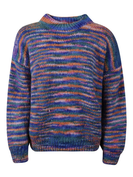  Frantic Multi Pastel Striped Sweater - Blue 