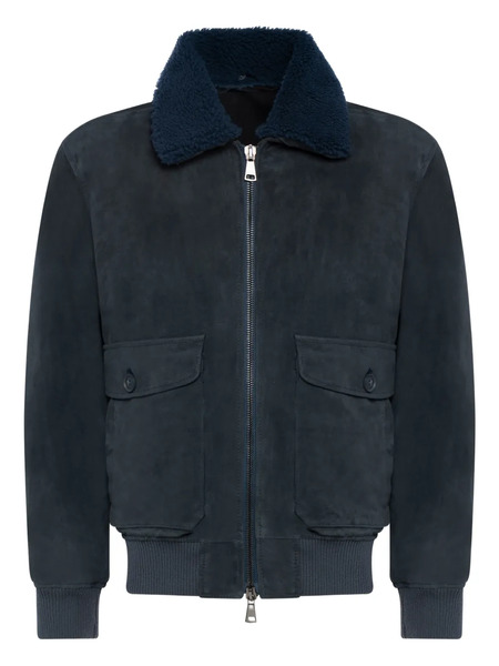  Franzese Collection Rolls Royce Bomber Jacket - Blue 