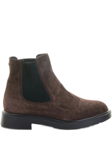  Fratelli Rossetti Elastic-panel Suede Boots - Brown 