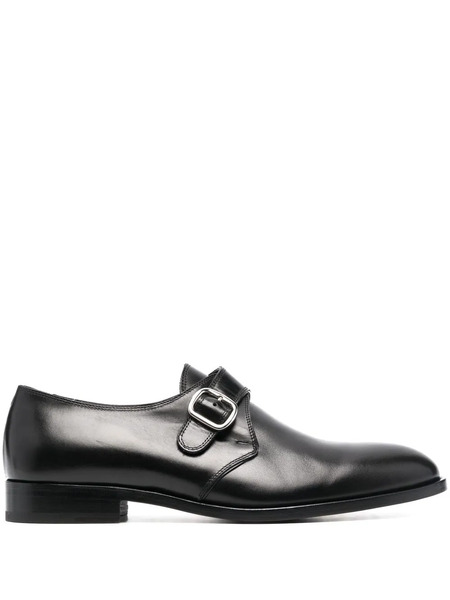  Fratelli Rossetti Front-buckle Monk Shoes - Black 