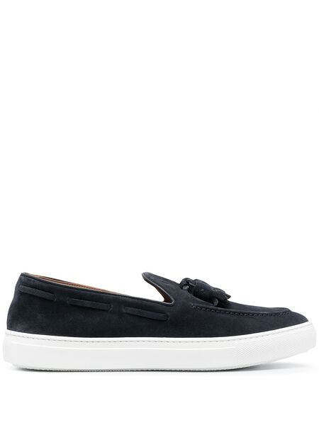  Fratelli Rossetti Front Tassel Loafers - Blue 