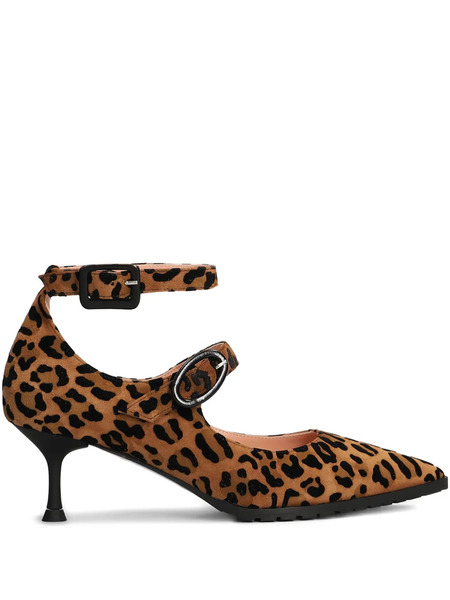  Fratelli Russo Ankle-strap Heeled Pumps - Brown 