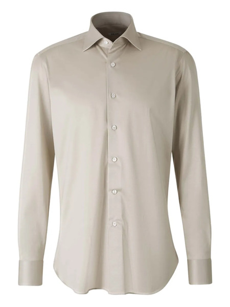  Fray Long-sleeve Shirt - Neutrals 
