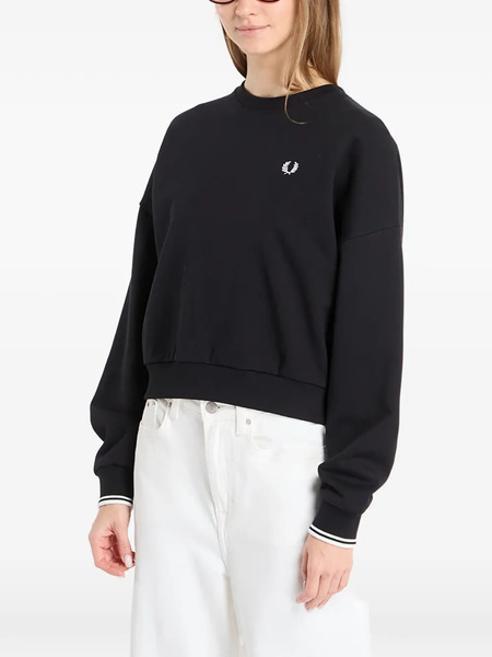  Fred Perry Crew-neck Sweater - Black 