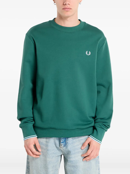  Fred Perry Crew-neck Sweatshirt - Green 