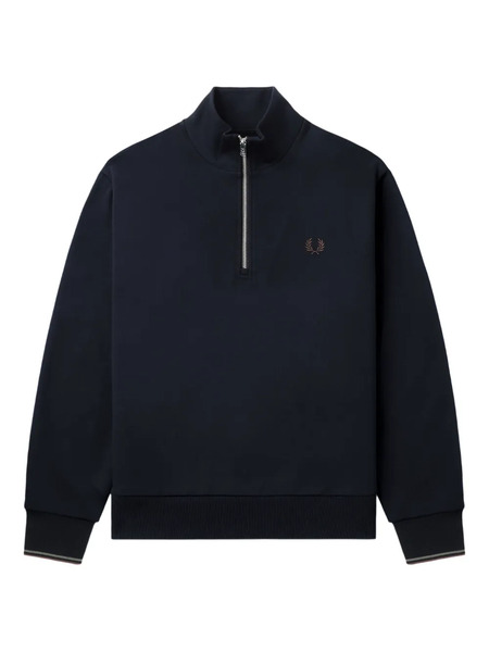  Fred Perry Half-zip Cotton Sweatshirt - Black 