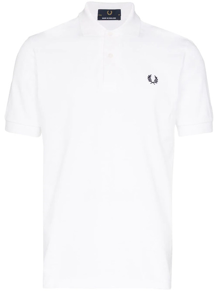  Fred Perry Logo-embroidered Polo Shirt - White 