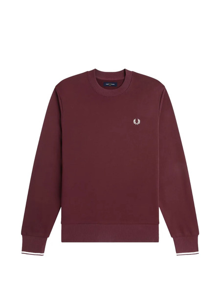  Fred Perry Logo-embroidered Ribbed Sweatshirt 