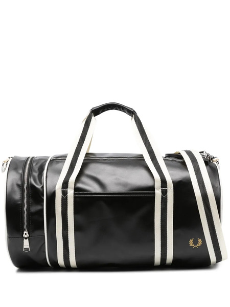  Fred Perry Logo-print Holdall Bag - Black 