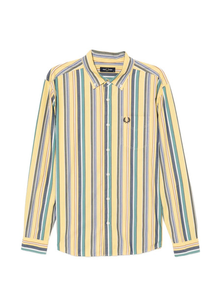  Fred Perry Striped Shirt - Yellow 