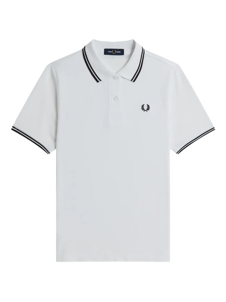 Fred Perry Tipped-collar Polo Top - White 