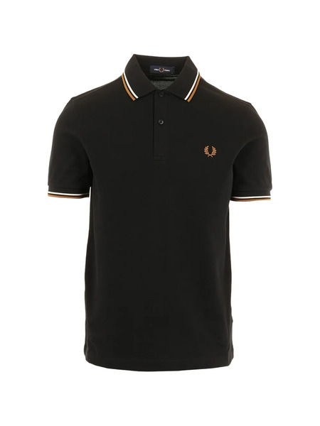  Fred Perry Trim-striped Polo - Black 