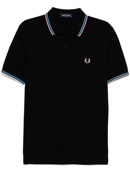  Fred Perry Twin Tipped Polo Shirt - Black 
