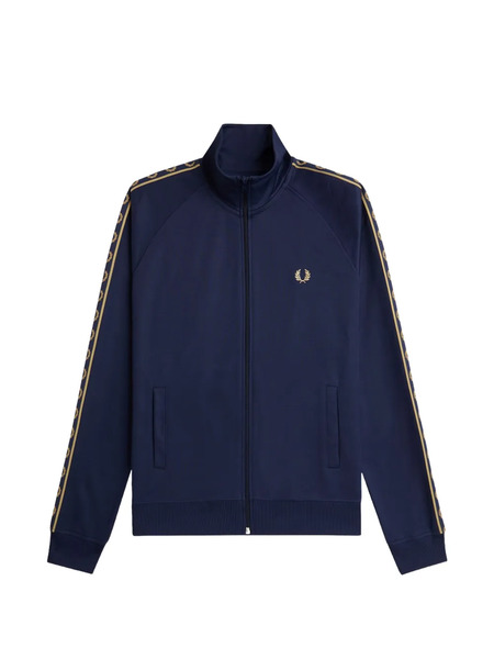  Fred Perry Zip-up Embroidered Track Jacket - Blue 