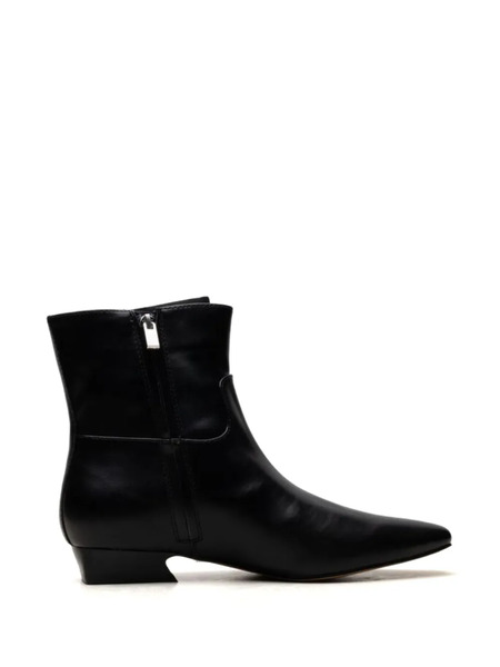  Free People Easy Does It Zip-fastening Ankle Boots - Black 