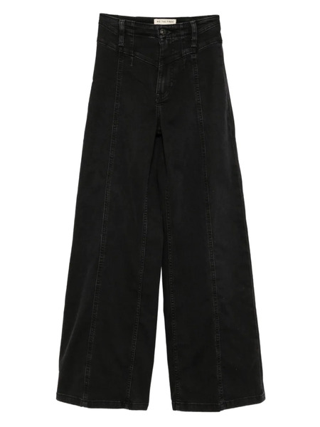  Free People Libre Wide-leg Jeans - Black 