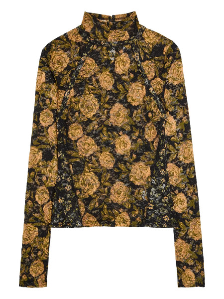  Free People Lyric Long-sleeve Blouse - Black 