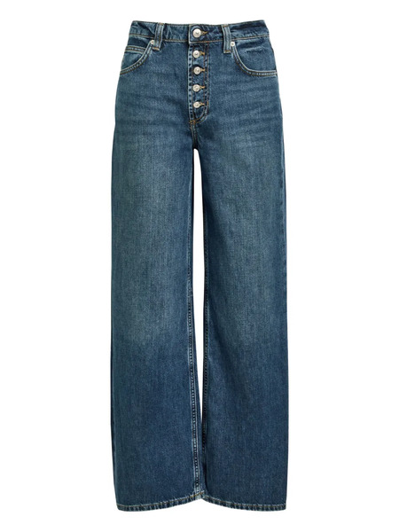  Free People Nia Five-pocket Jeans - Blue 