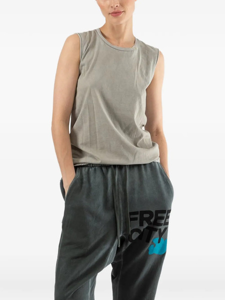  Freecity Crew-neck Tank Top - Grey 