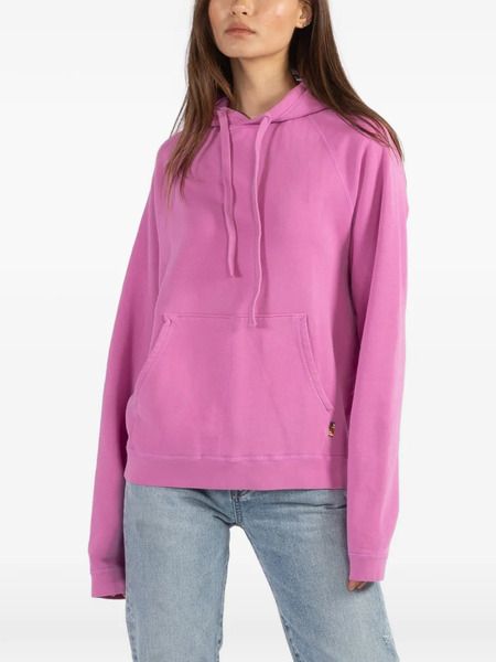  Freecity Drawstring Terry Pullover Hoodie - Pink 