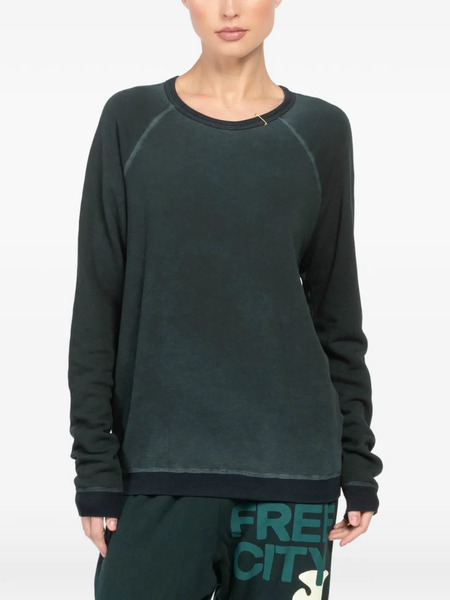 Freecity Graphic Long-sleeved T-shirt - Green 