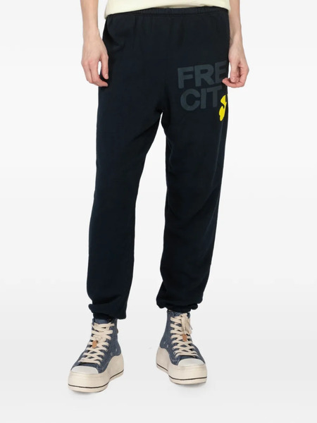  Freecity Logo Track Pants - Blue 