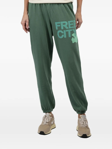  Freecity Logo Trousers - Green 