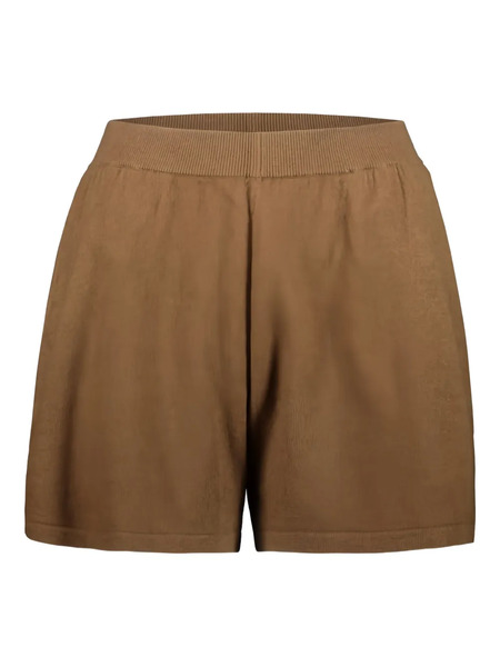  Frenckenberger Knit Elasticated Shorts - Brown 