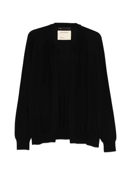  Frenckenberger Open-front Cardigan - Black 