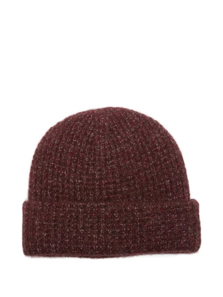  Frenckenberger Ribbed Beanie - Red 