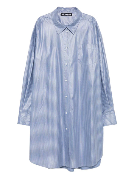  Frenken Stripe Shirt Dress - Blue 