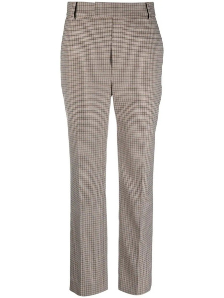  Frenken Tailored Check-print Trousers - Neutrals 