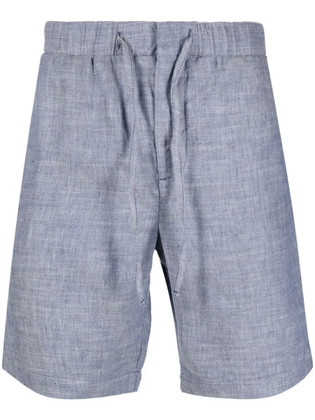  Frescobol Carioca Linen-cotton Deck Shorts - Blue 