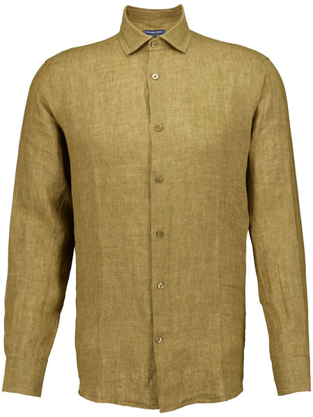 Frescobol Carioca Linen Shirt - Green 