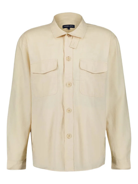  Frescobol Carioca Nuno Long-sleeve Pocket Shirt Jacket - Neutrals 