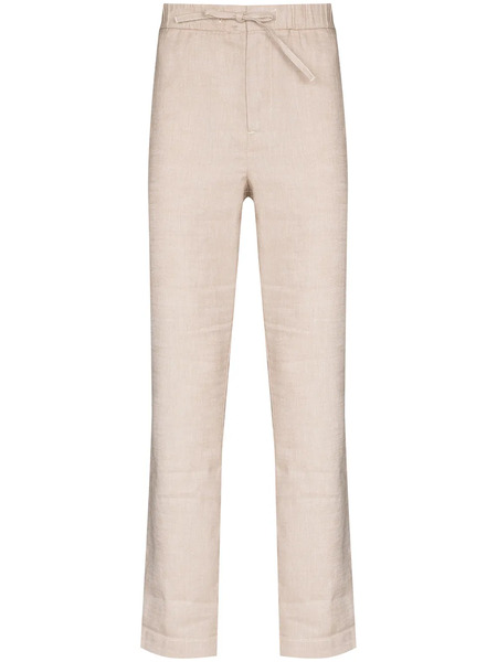  Frescobol Carioca Oscar Drawstring Chino Trousers - Neutrals 