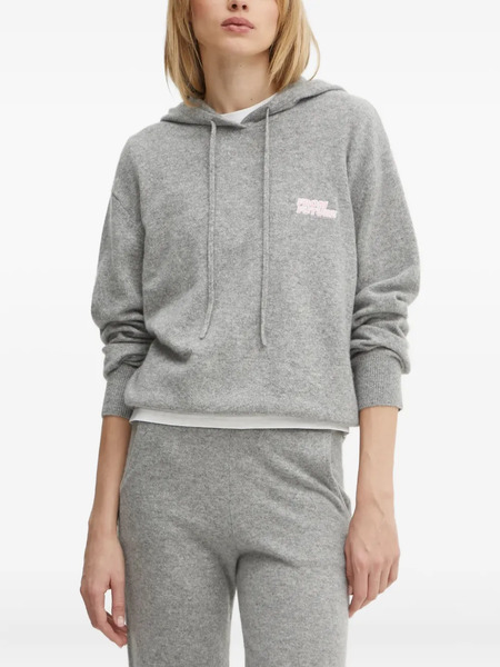  From Future Heart-motif Hoodie - Grey 
