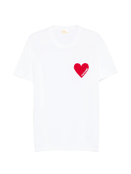  From Future Heart-motif T-shirt - White 