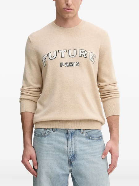  From Future Logo-graphic Sweater - Neutrals 