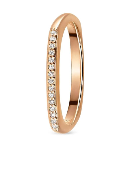  Fullord 18k Yellow Gold Eternity Phalanx Diamond Ring 