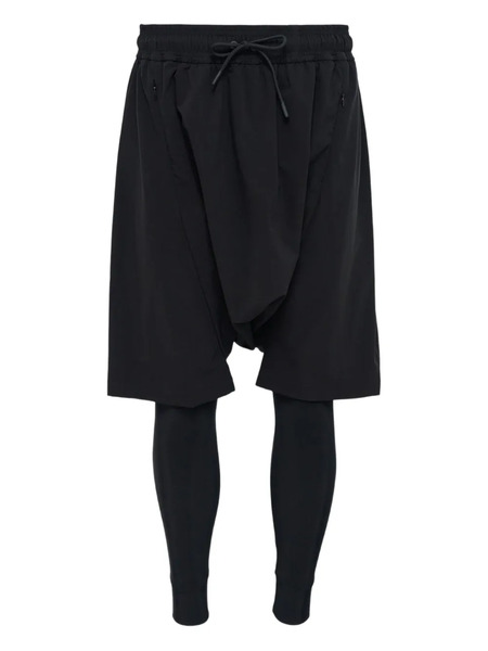  Fumito Ganryu Layered Sarouel Trousers - Black 