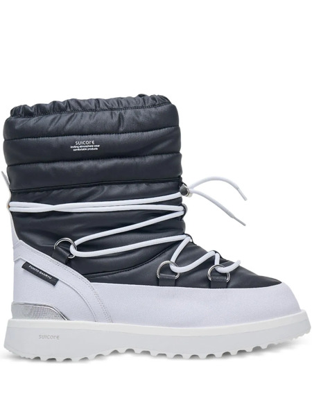  Fumito Ganryu Logo-detailing Padded Boots - Black 